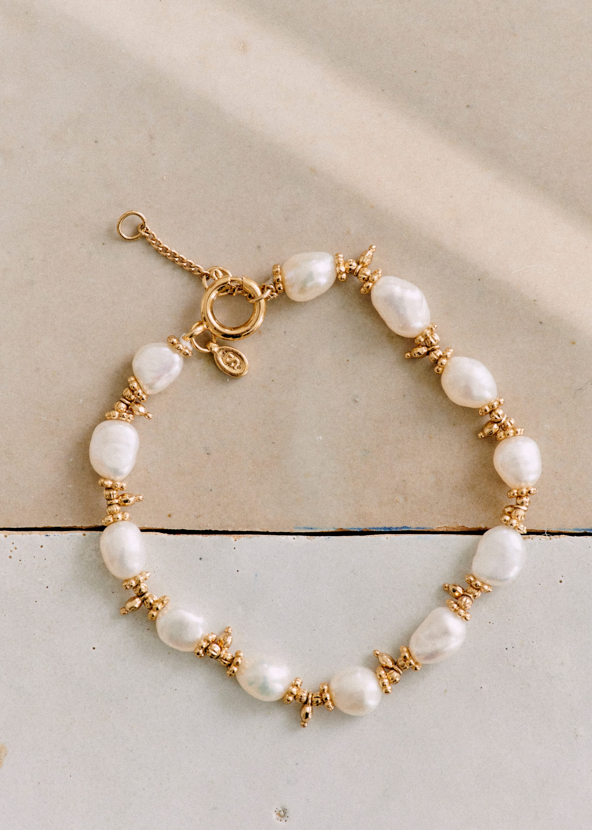 Bracelet Milo - Nacre doré - E-SHOP/BIJOUX Bracelets & Bagues 5905859