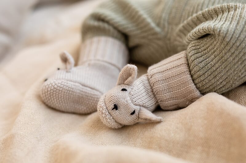 Ulltøffel Lammi Lys beige