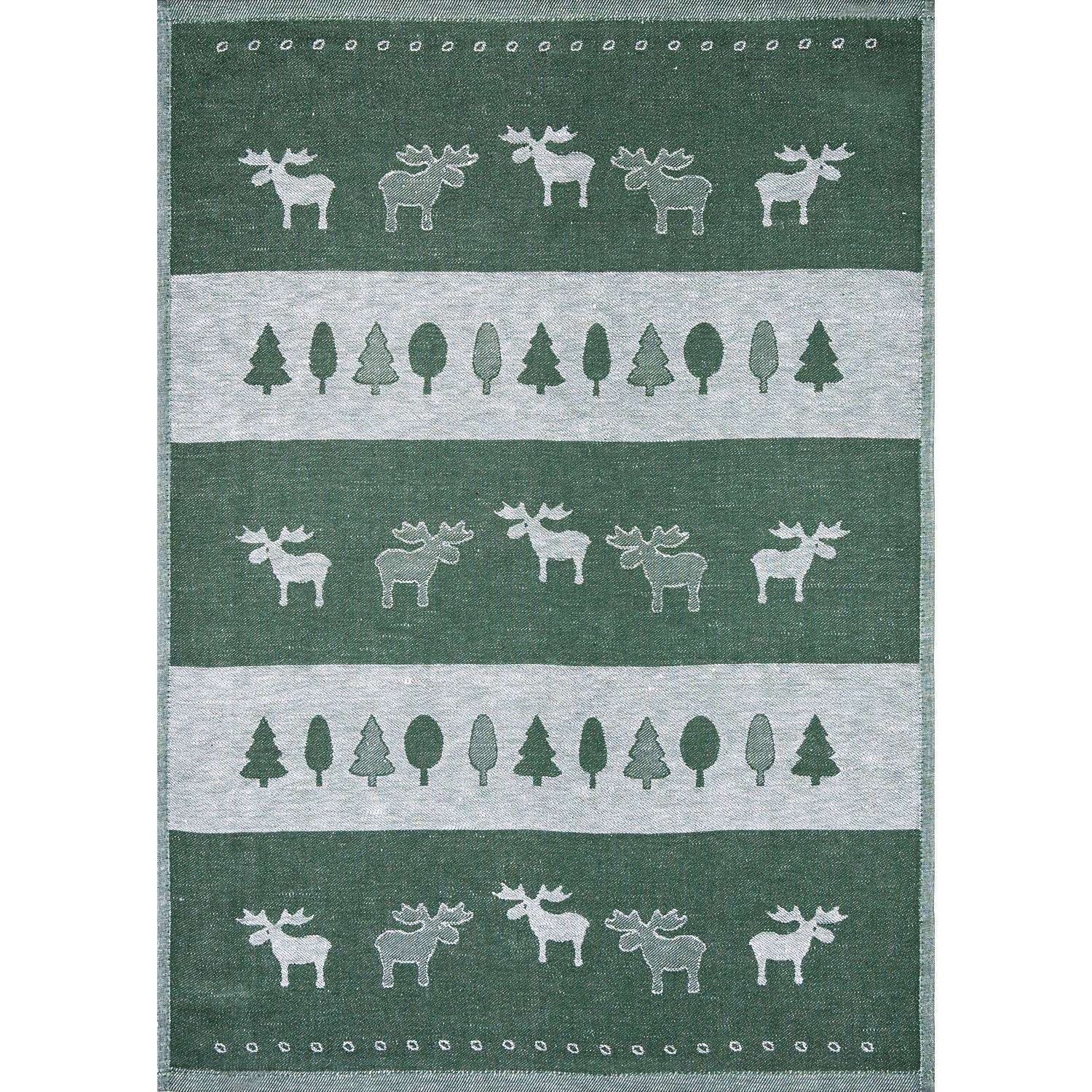 Kracht Jacquard Halbleinen Geschirrtuch 