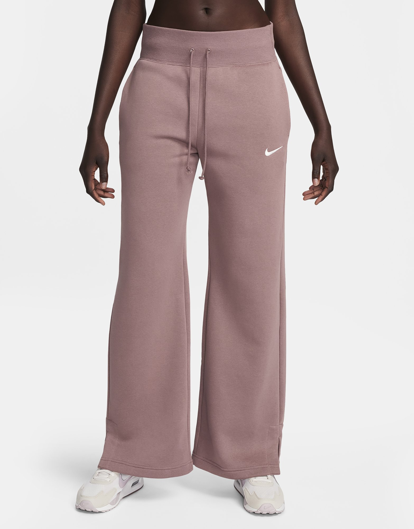 Nike Pantalon de jogging ample à taille haute pour Femme Sportswear Phoenix Fleece