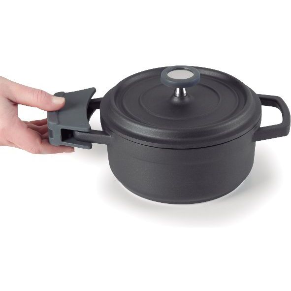 Cocotte ronde 24 cm Noire - Fundicion