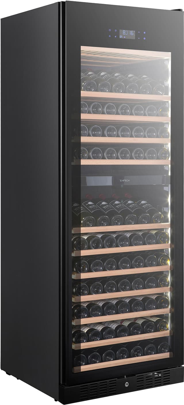 Temptech Elegance vinskab E1000DRB-24 (sort)
