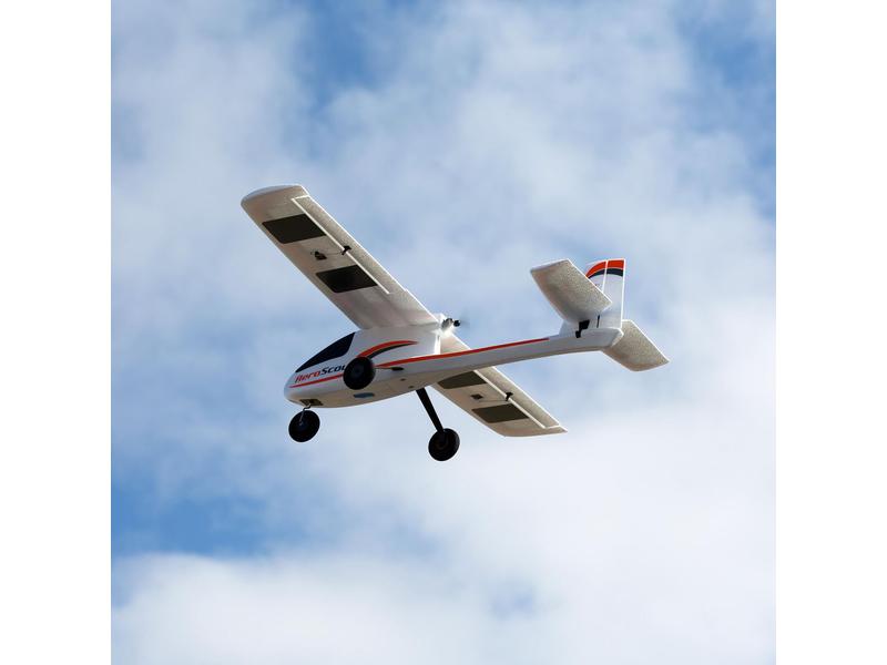 Hobbyzone Trainer Aeroscout S2 1.1 m BNF Basic Einsteiger Modellflugzeug mit Spektrum Technik