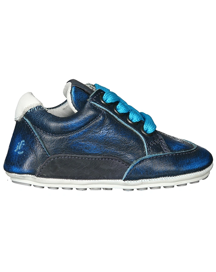 Schnür-Lauflernschuhe COOL in blau