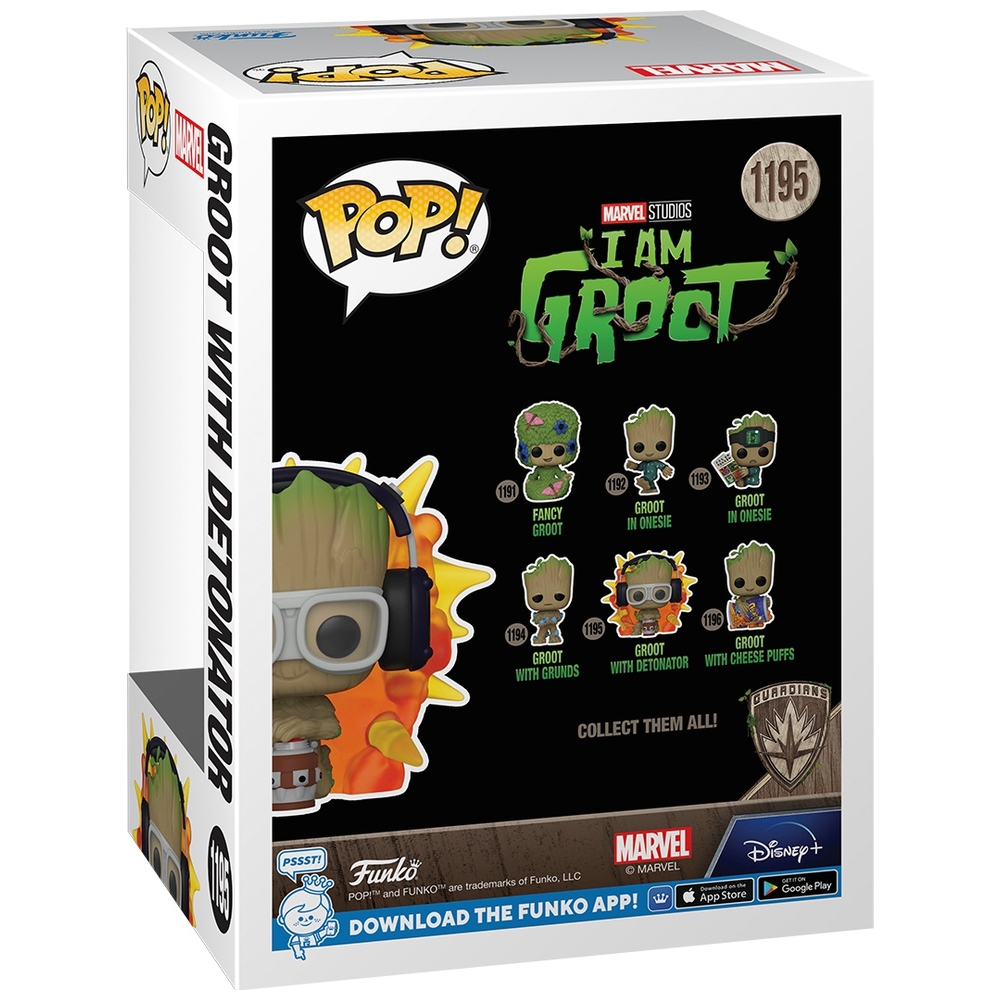 POP! Vinyl 1195: Marvel Groot mit Detonator