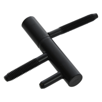 GAMMA Inboorpaumelle 75 mm zwart 2 stuks