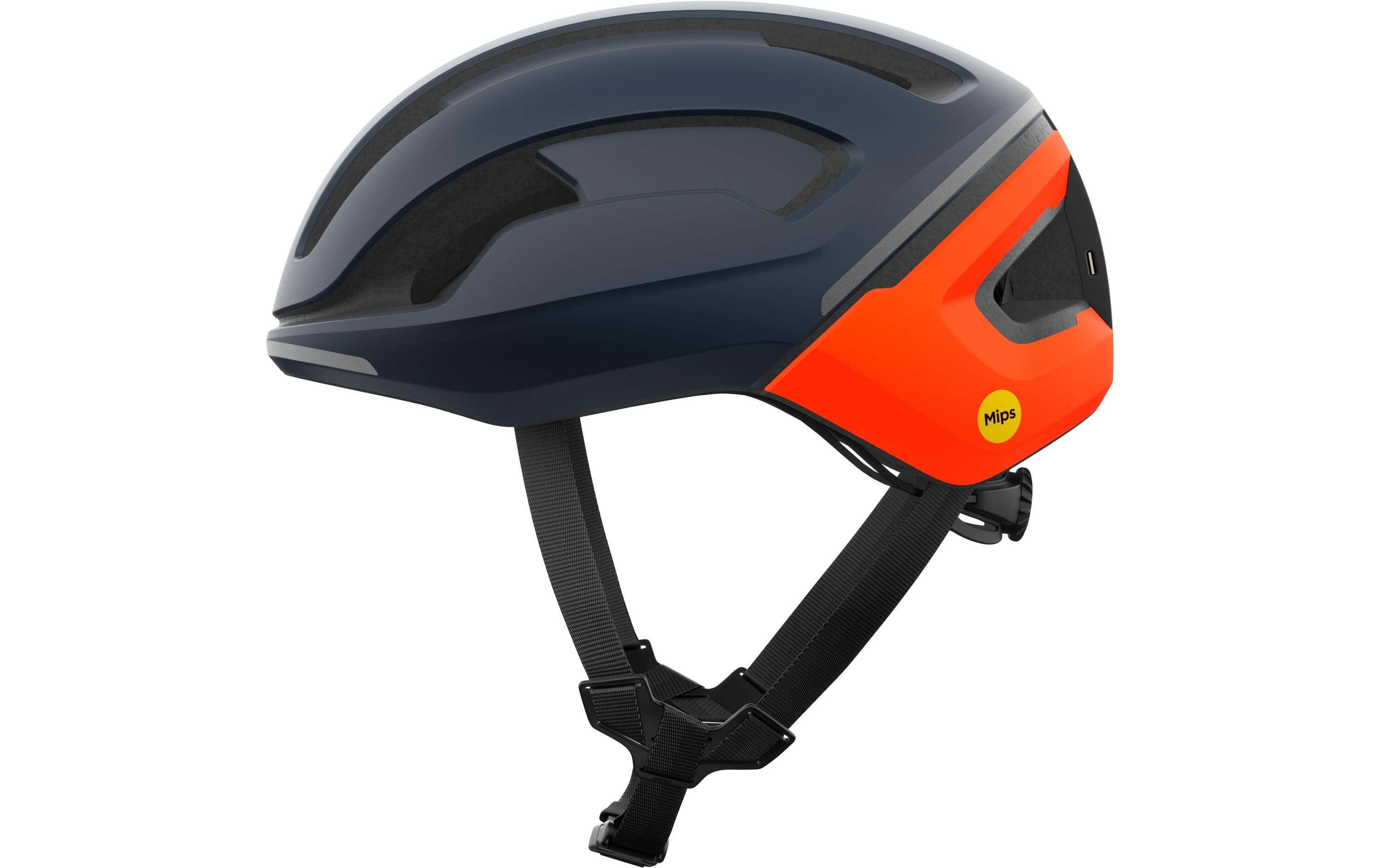 Helm Omne Beacon MIPS Dunkelblau Matt/Orange, S<br>Fahrradhelm