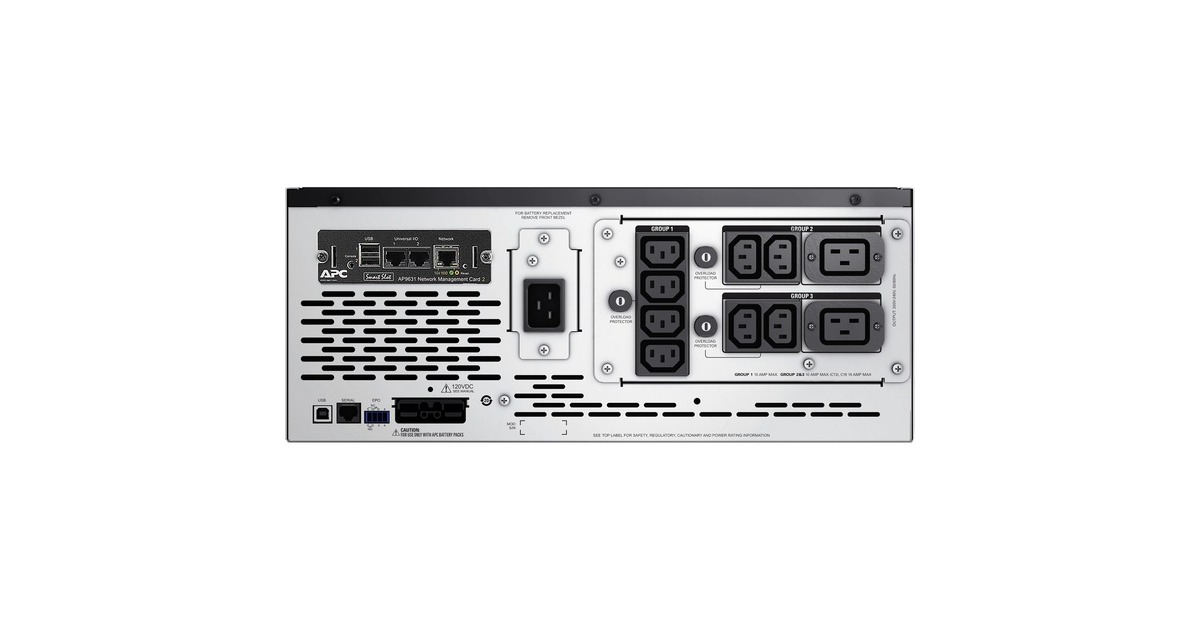 APCSmart-UPS X 2200VA noodstroomvoeding ups  (Zwart, 8x C13, 2x C19 uitgang, USB, NMC, SMX2200HVNC)