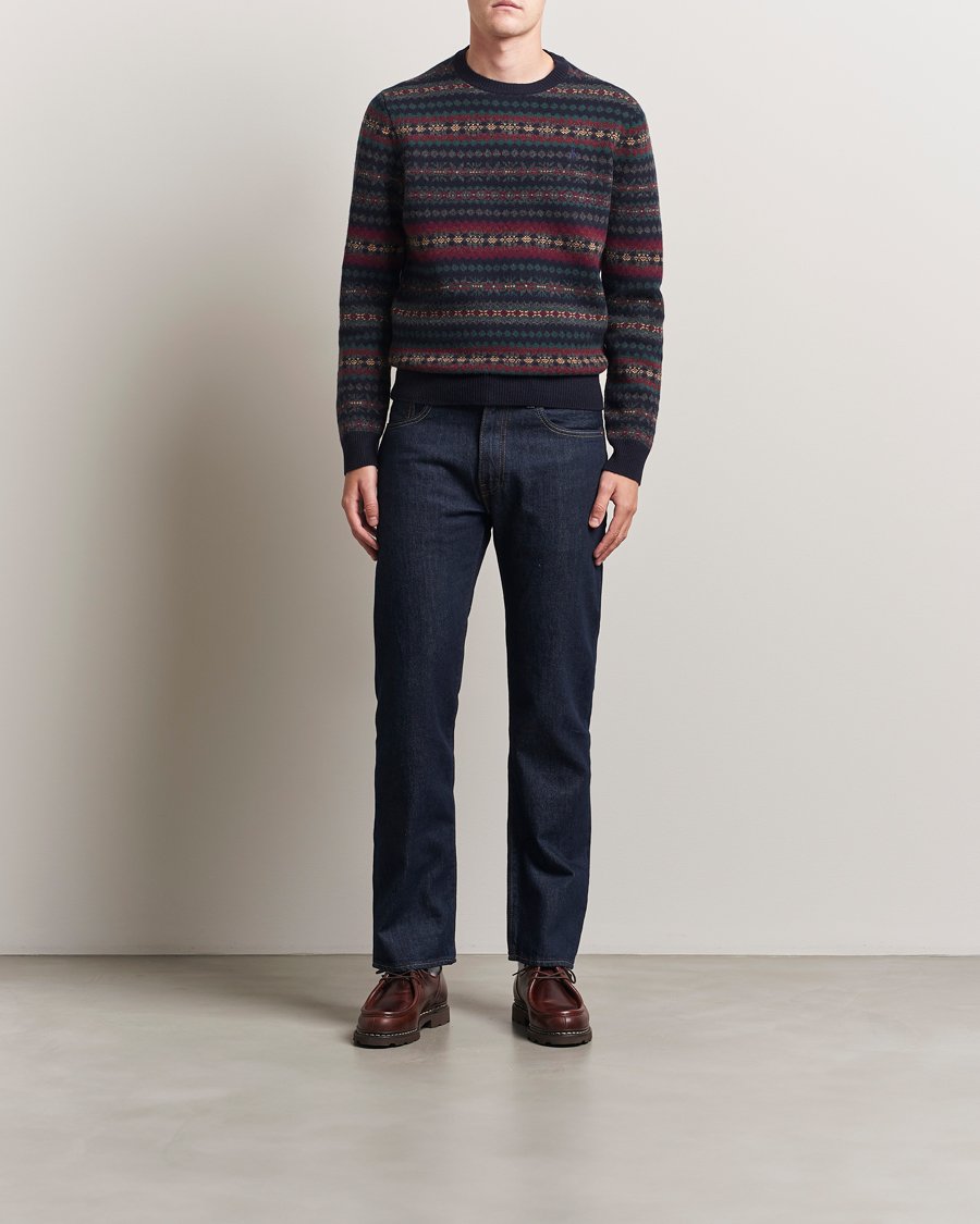 Polo Ralph Lauren Fairisle Wool Sweater Navy Combo