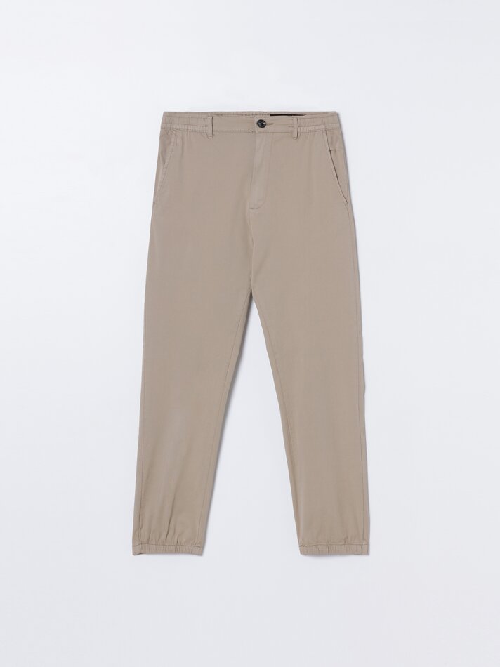 Calça jogger - Tamanho Médio Cru