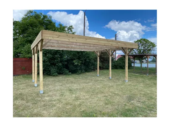 Carport, abri de voiture 6,06x5,03 m - 30,48 m2 - CAR5 - ALTANKA