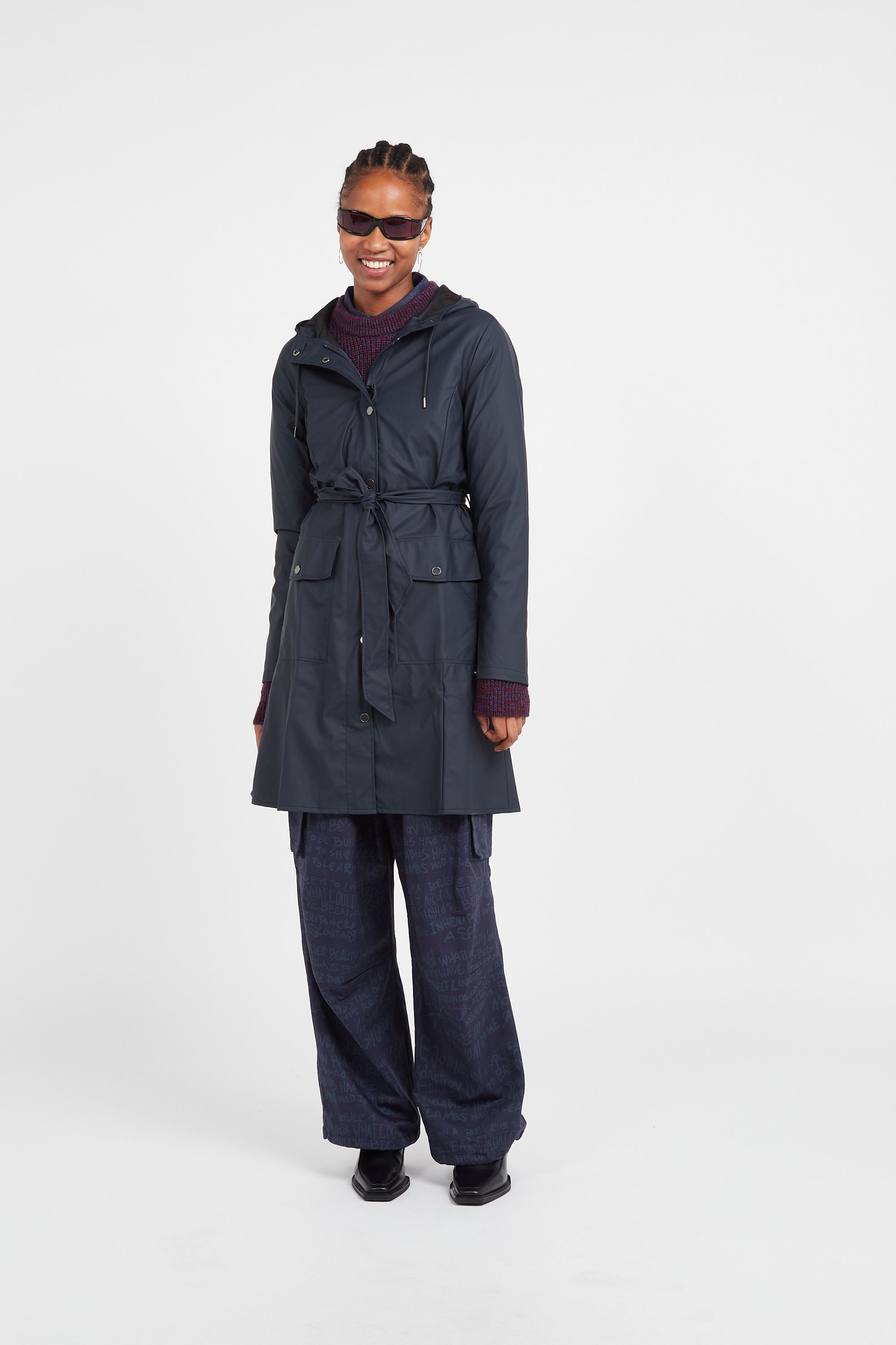 RAINS Coupe-vent Curve Bleu