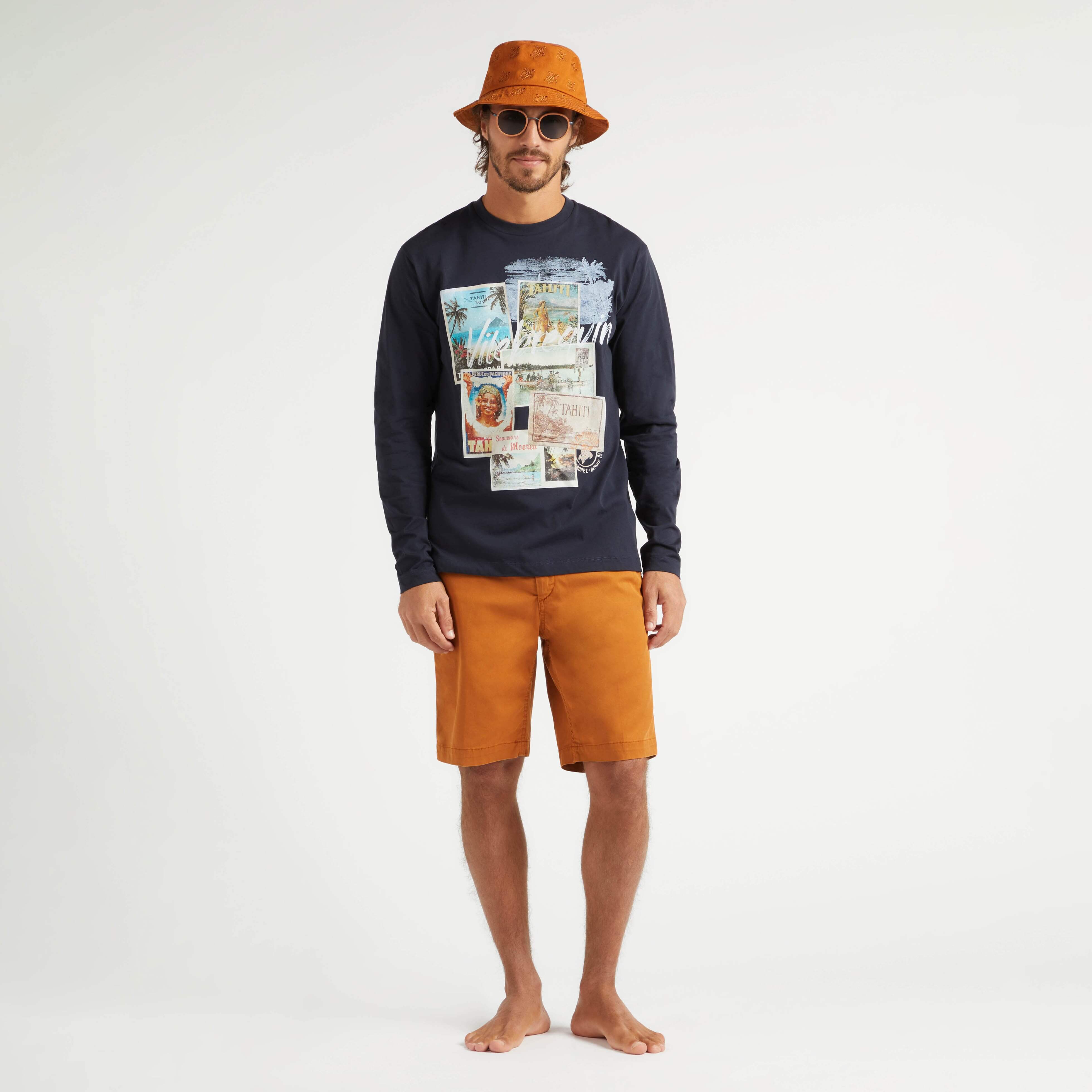 Bermuda Gabardine Homme en Tencel