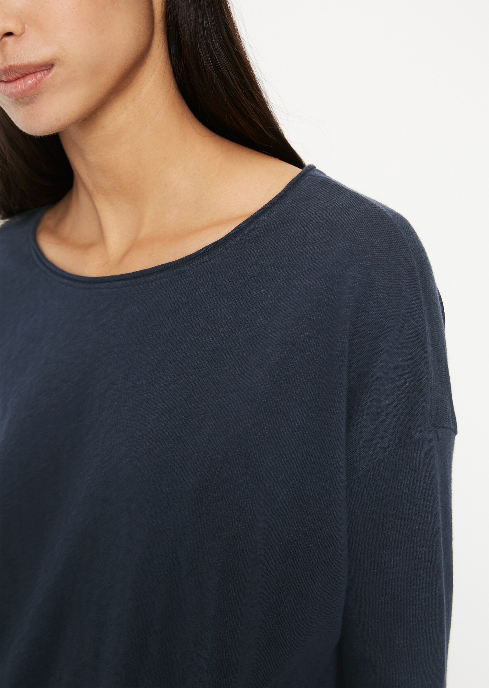 Longsleeve oversizeaus Heavy-Slubjersey