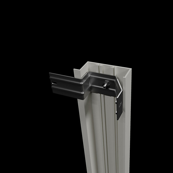 Tapée d'isolation pour porte d'entrée aluminium blanc G65+ 140mm