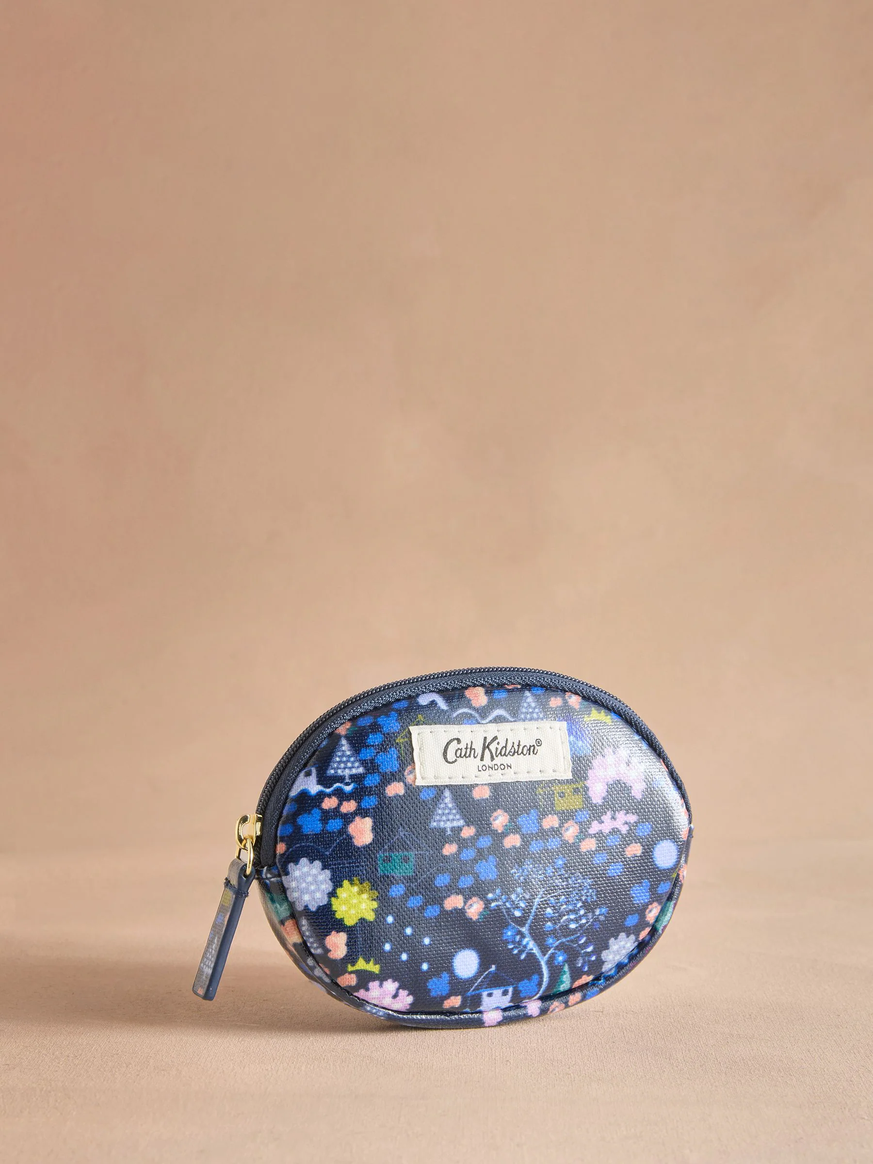 Navy Tiny Town - Cath Kidston - Ronde portemonnee