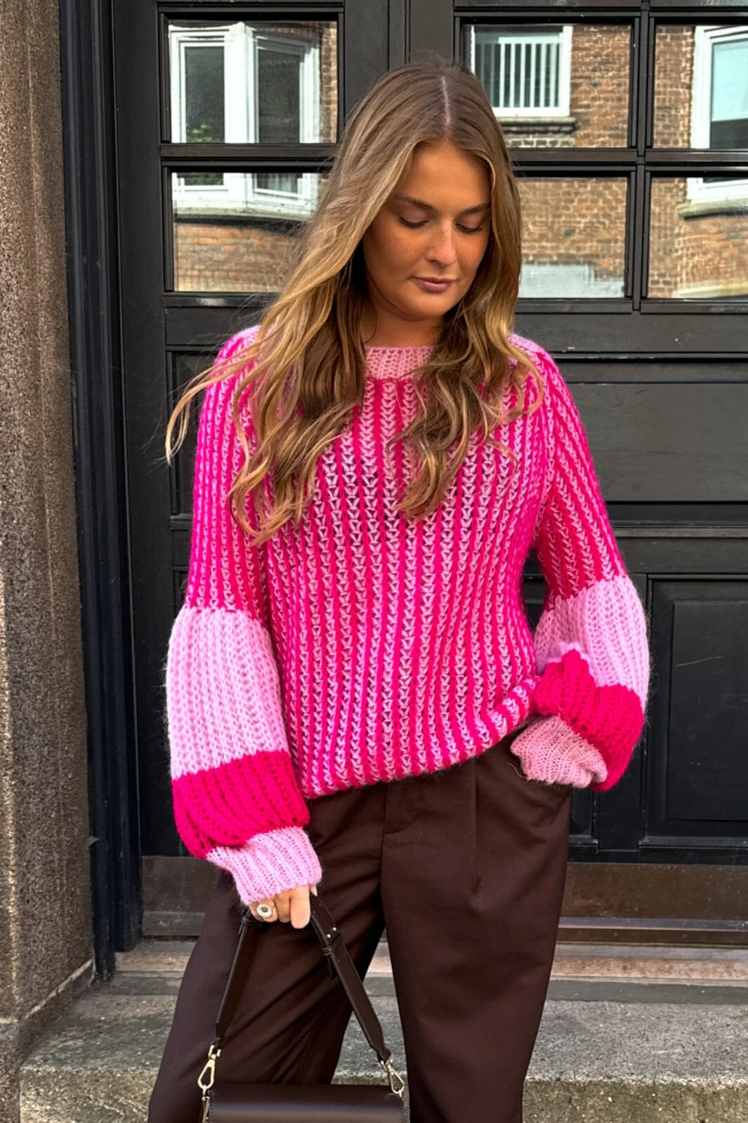 Noella Liana Knit Sweater 1035 pink bubblegum