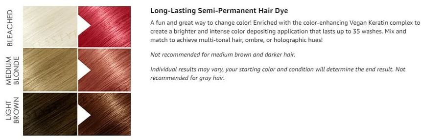 Punky Colour - Semi-permanente conditionerende haarkleur Vermiljoenrood