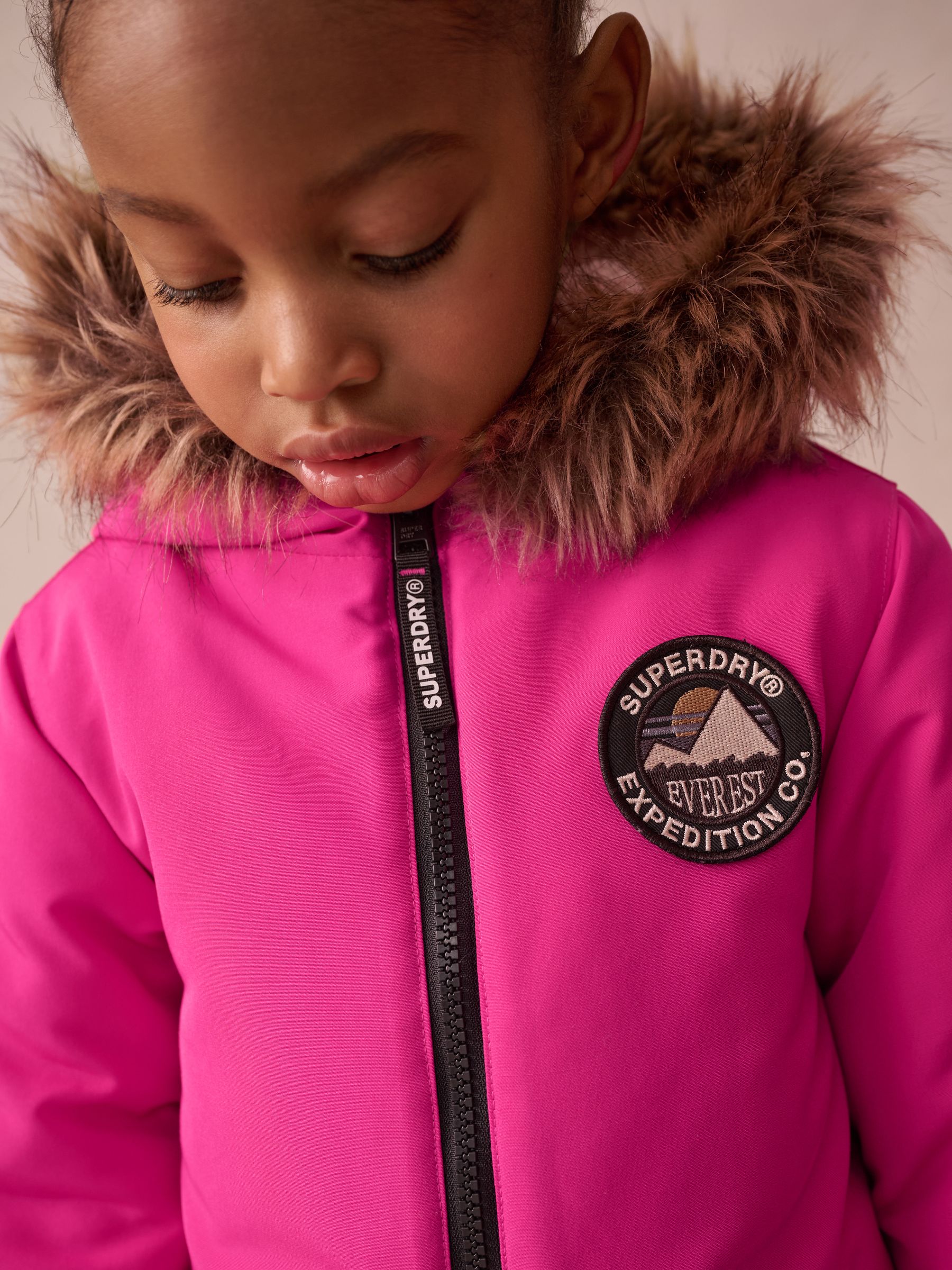 Roze - Superdry Everest sneeuwpak