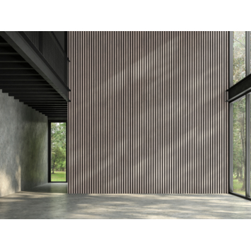 Lattenwand 260x52,6 cm grijs eiken, dikte 22 mm