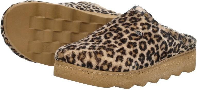 Rohde Dames Pantoffel Muil 6102-18 Panterprint