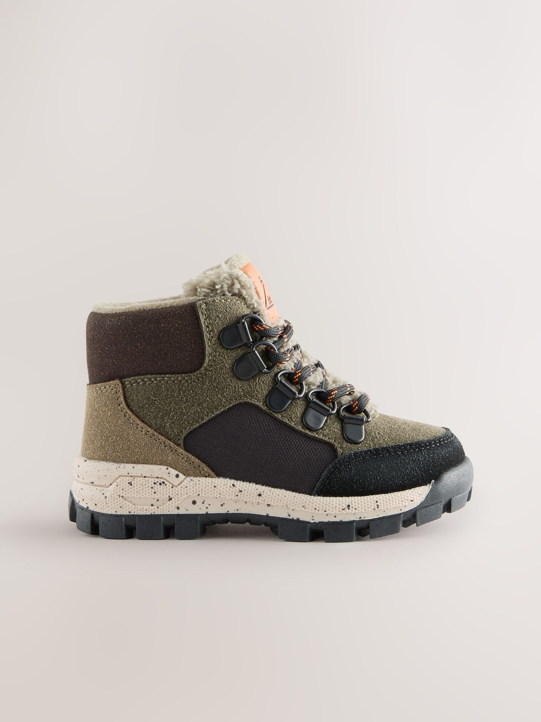Groen-kaki - Thermische gevoerde Thinsulate™ wandelschoenen