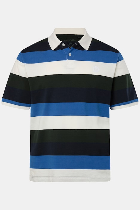 JP1880 Polo-Shirt, Halbarm, Piqué, Ringel, bis 8 XL