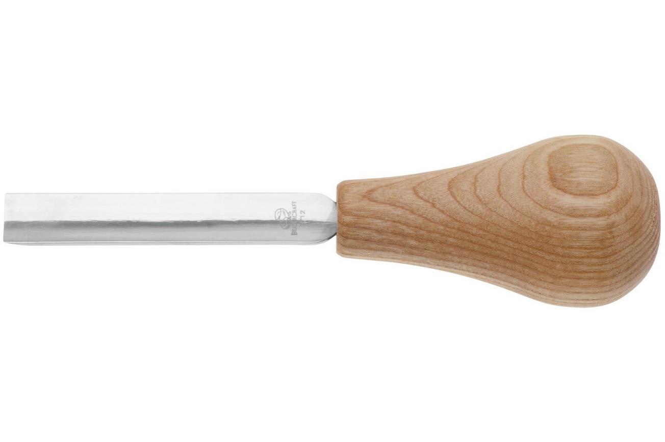 BeaverCraft Palm Chisel P5-12 Straight Rounded Sweep No. 5, 12 mm, handguts