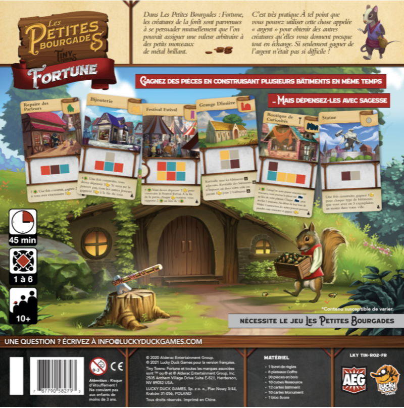 Les Petites Bourgades : Fortune