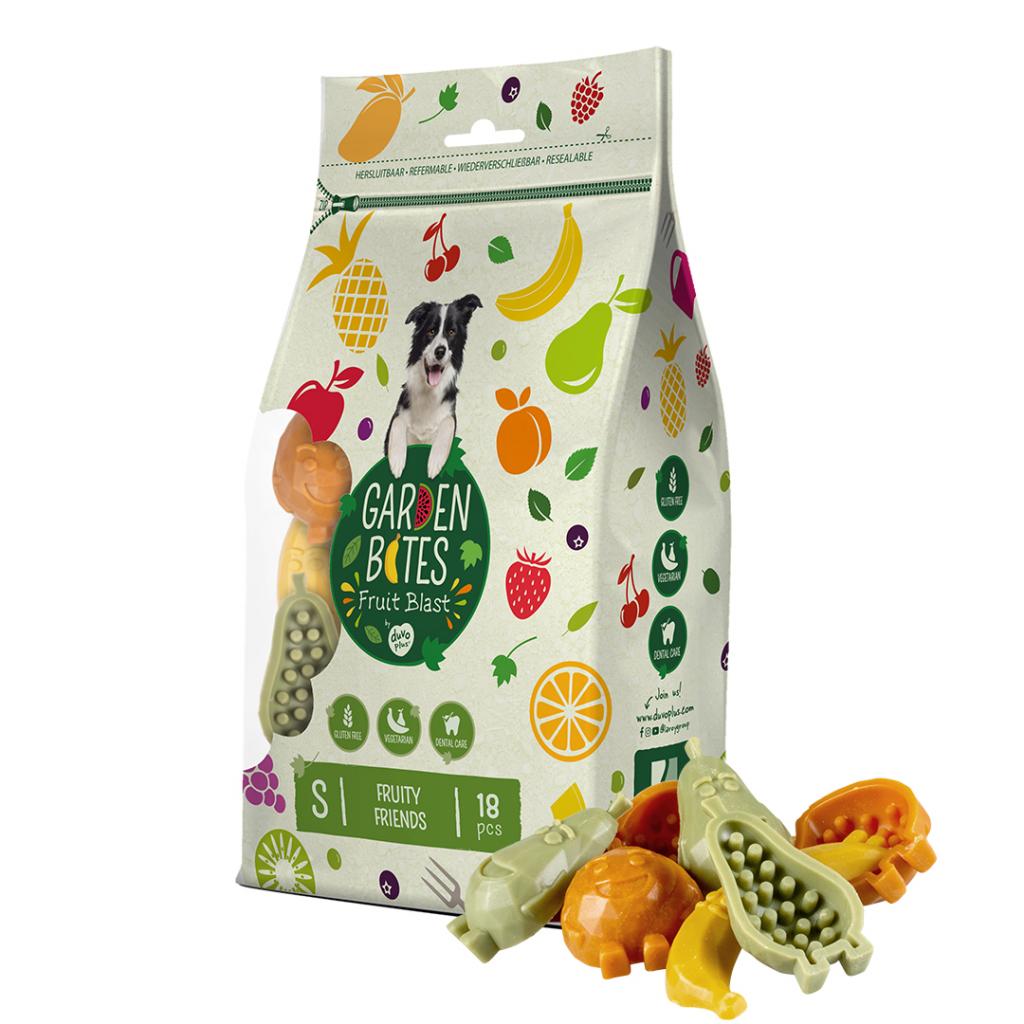 DUVO GARDEN BITES FRUITY FRIENDS (BLISTER TS 7 CM 270 GR ( 18 UNI ))
