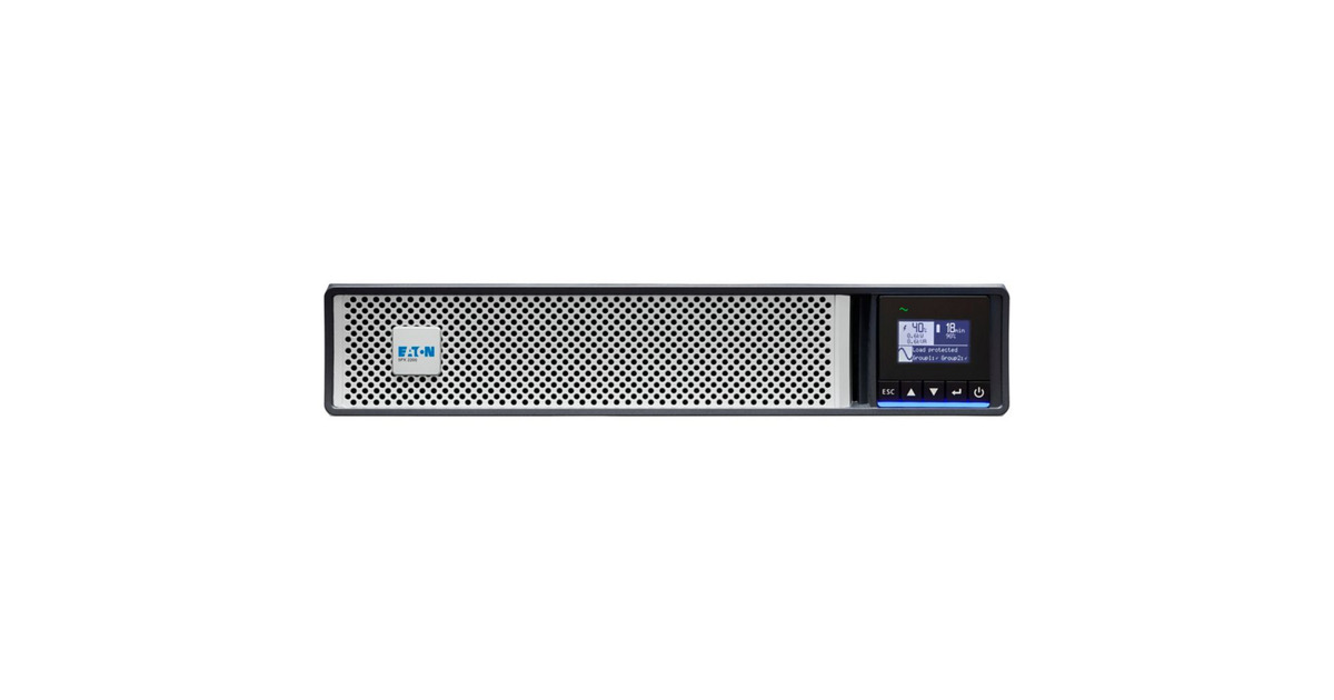 Eaton Power Quality5PX Gen2 UPS, 2200 VA, 2200 W ups  (Zwart/zilver, 8x C13 en  2x C19 uitgangen, rack/toren, 2U, netwerkkaart inbegrepen)