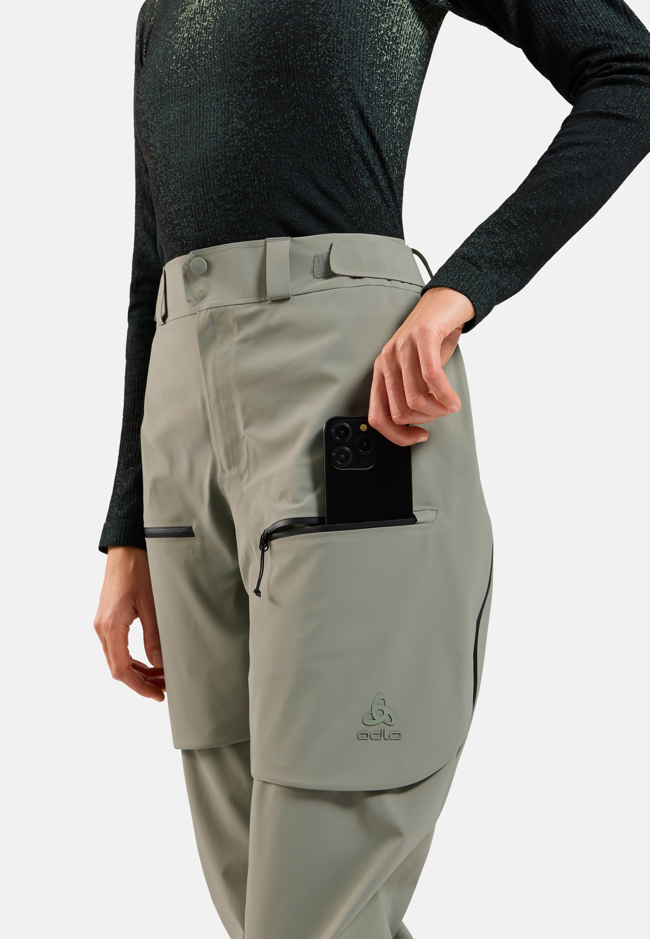 X-Alp 3L Hardshell-Skihose in shadow