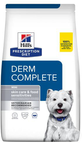Hill's Prescription Diet Derm Complete Mini Croquettes Pour Petit Chien 1kg