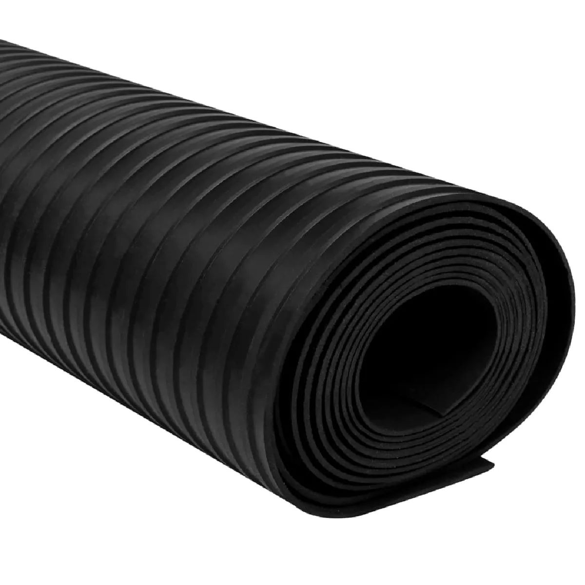 vidaXL - Tapis en caoutchouc 3 mm - Noir