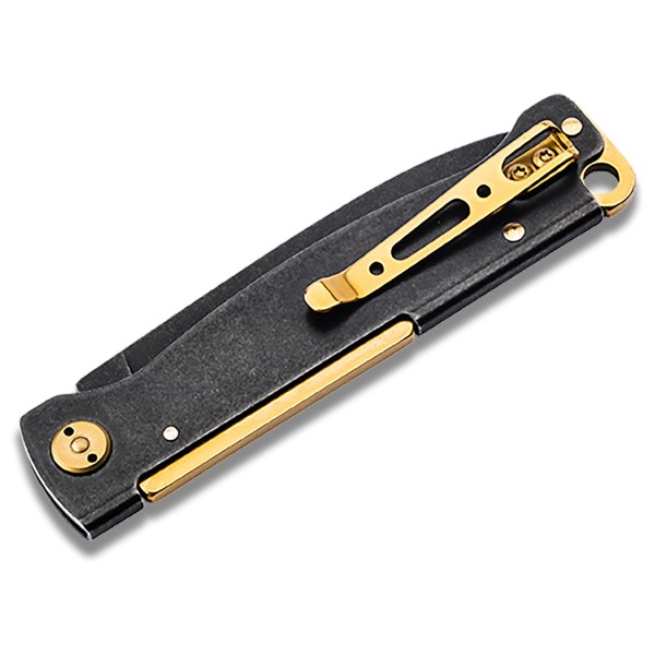 Böker Plus - Atlas Black Stonewash Brass - Canif