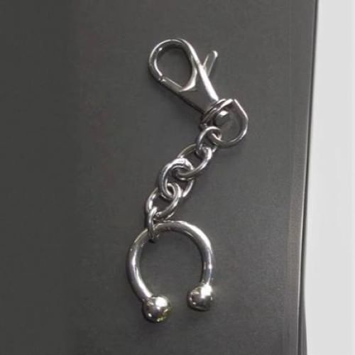 Coolkiss - Neusring RVS Tashanger Sleutelhanger