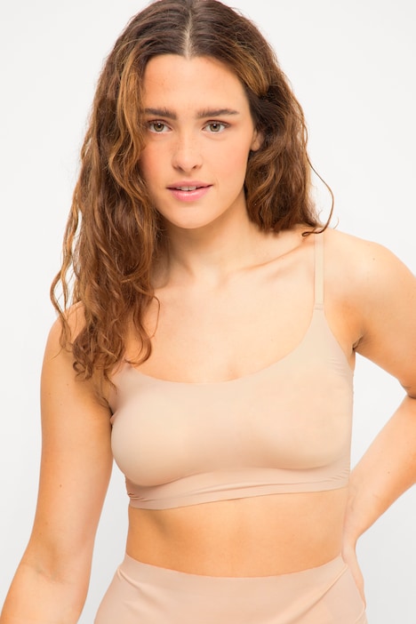 Bustier, Clean Cut, Softcups, schmale Träger, Unterbrustband