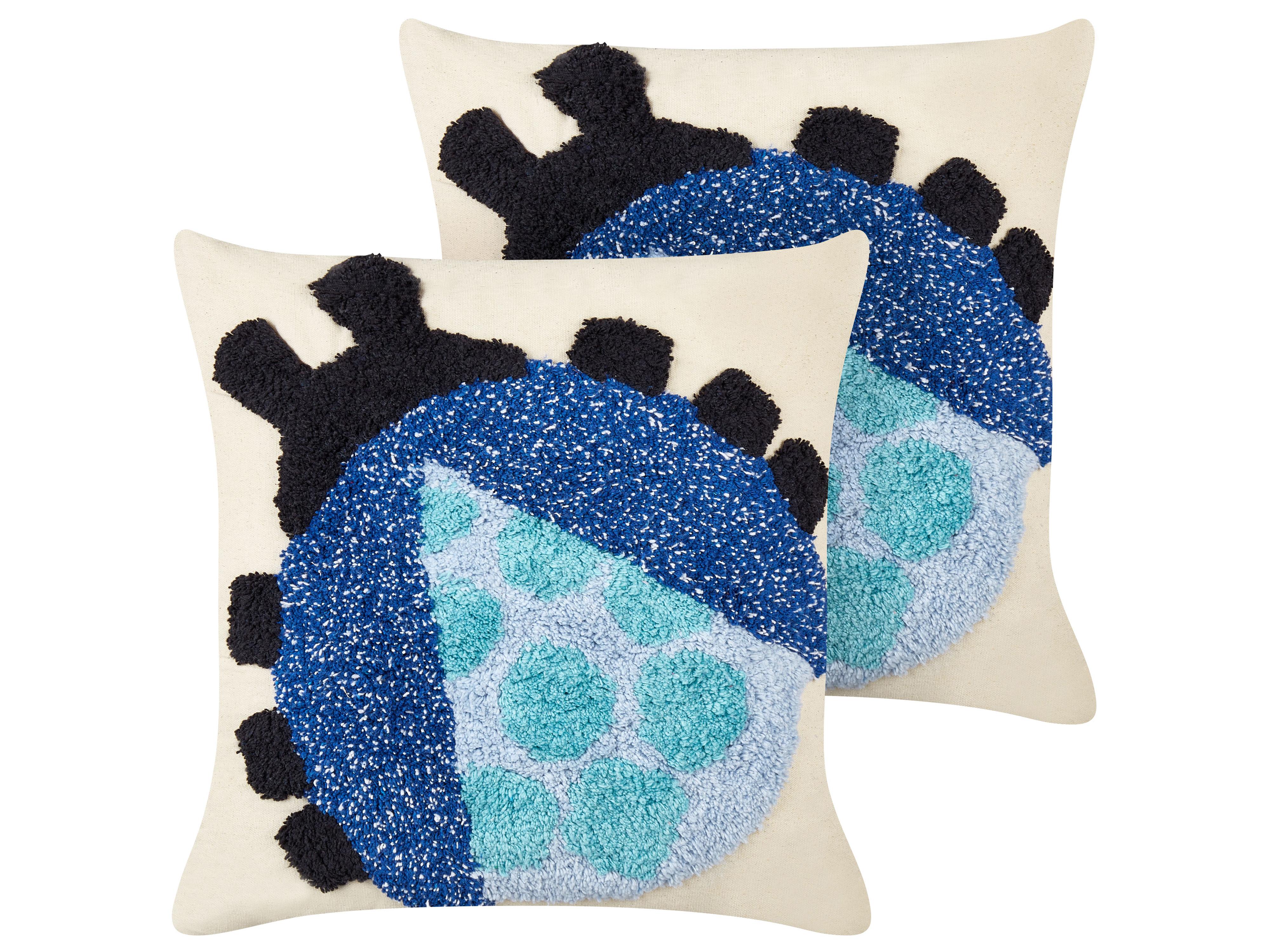 Set van 2 sierkussens LADYBIRD Katoen 45 x 45 cm Meerkleurig
