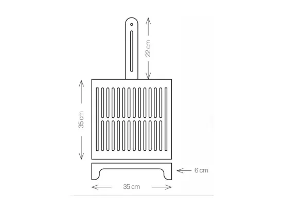 Grille de cuisson barbecue en Acier Inoxydable, cuisson de poissons/légumes.