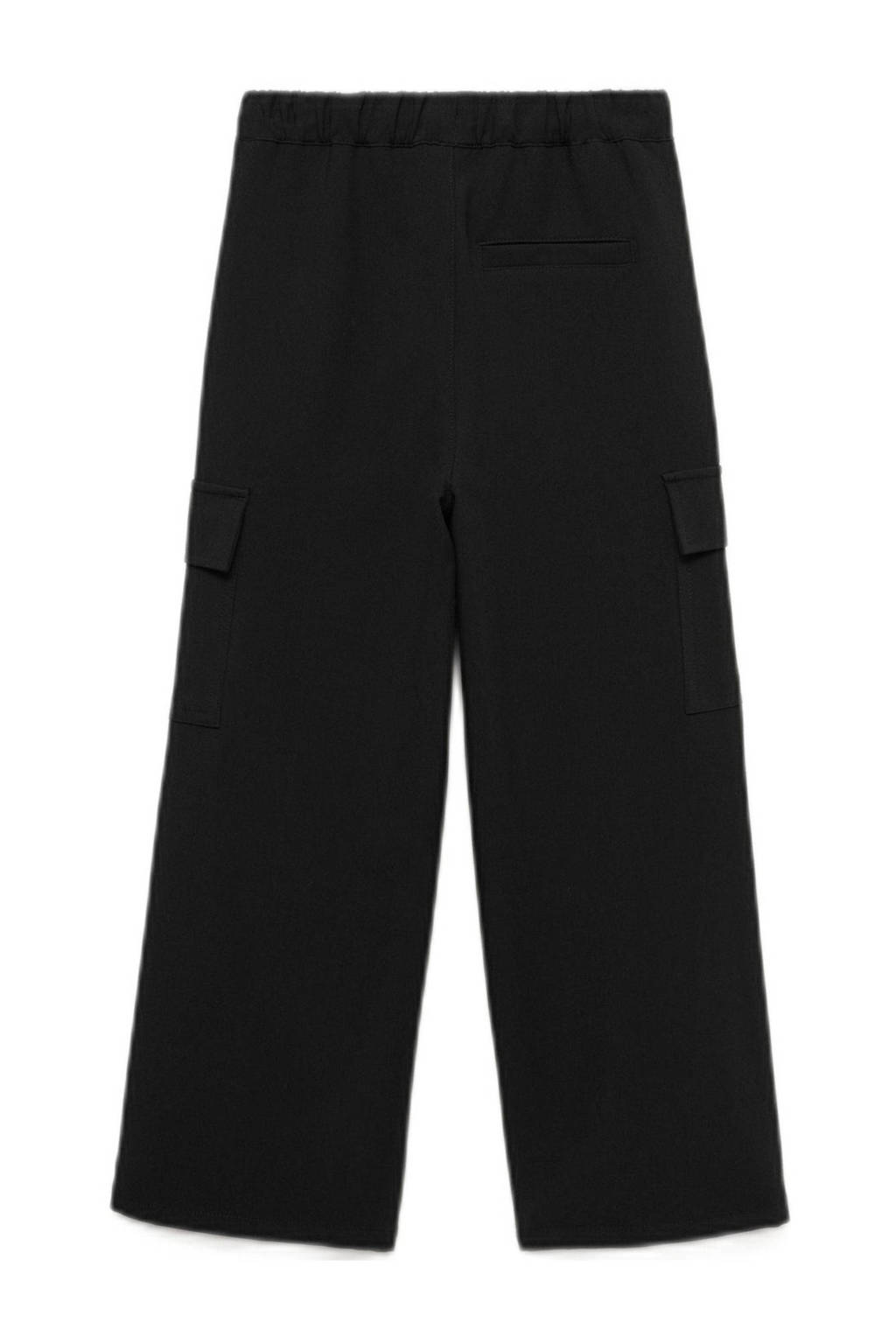 Mango Kids cargobroek zwart