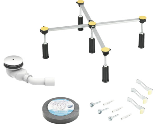 Montageset voor douchebakken Ø 90 mm