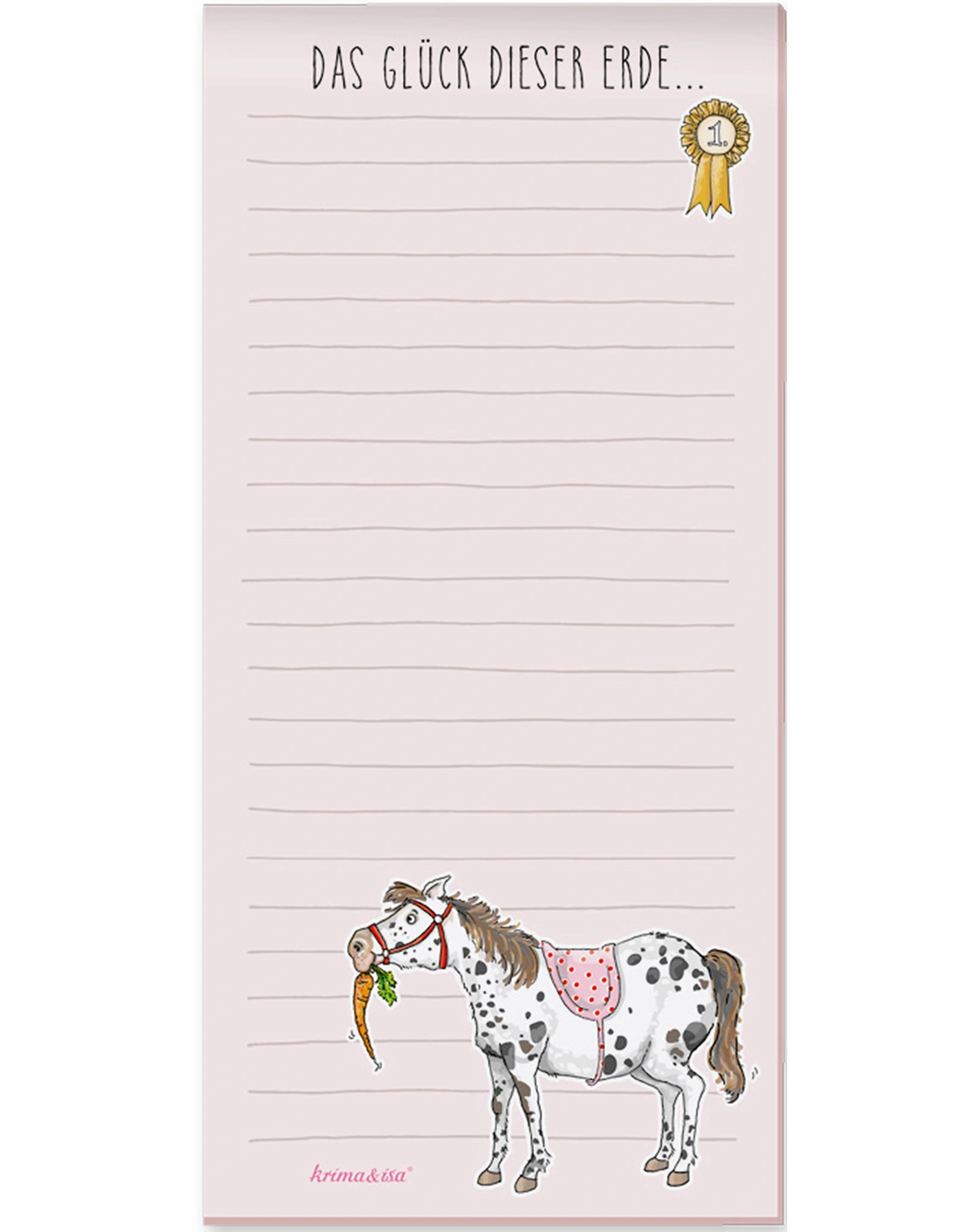 Notizblock PONY (50 Blatt) 5er-Set