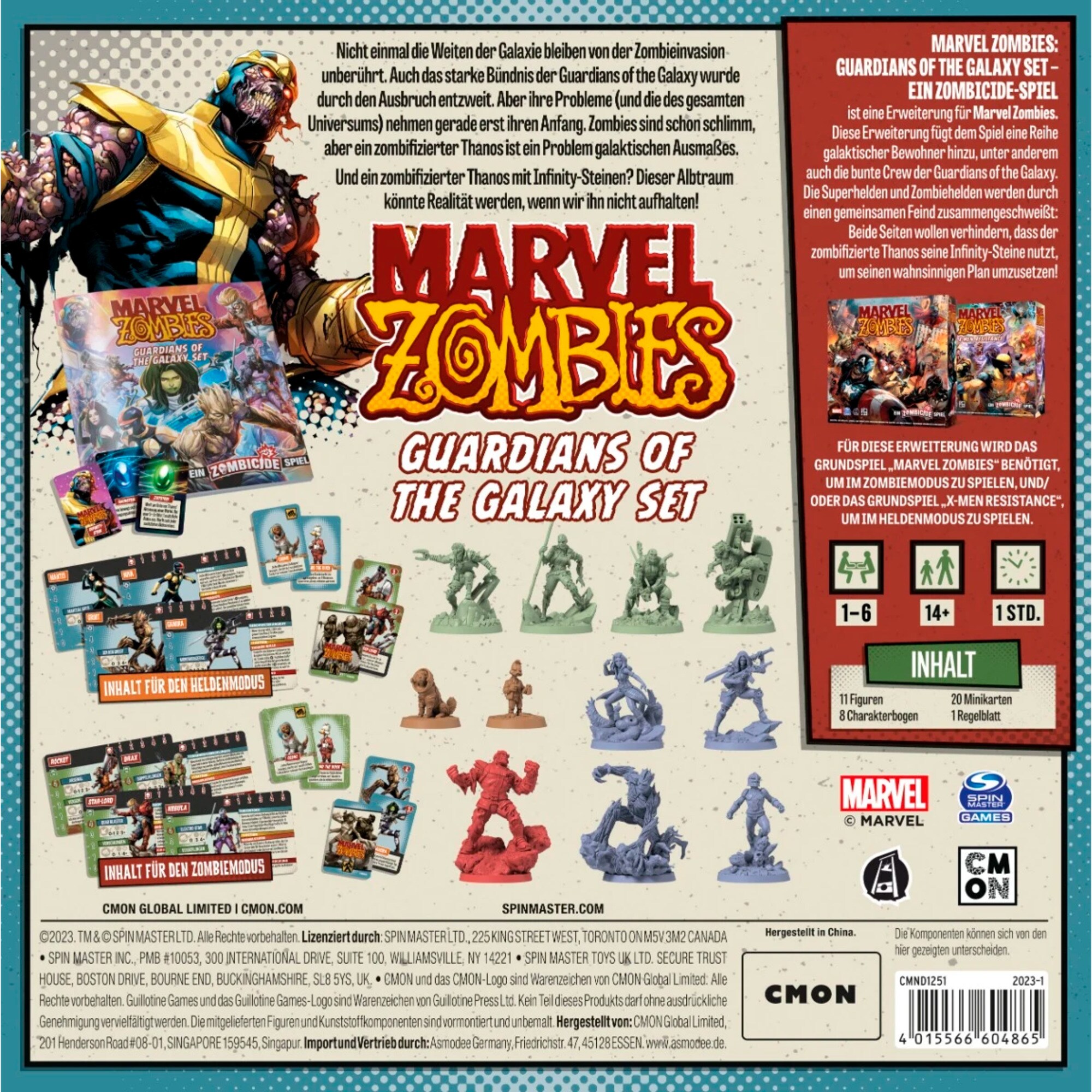 Asmodee Kartenspiel Marvel Zombies - Guardians of the Galaxy Set
