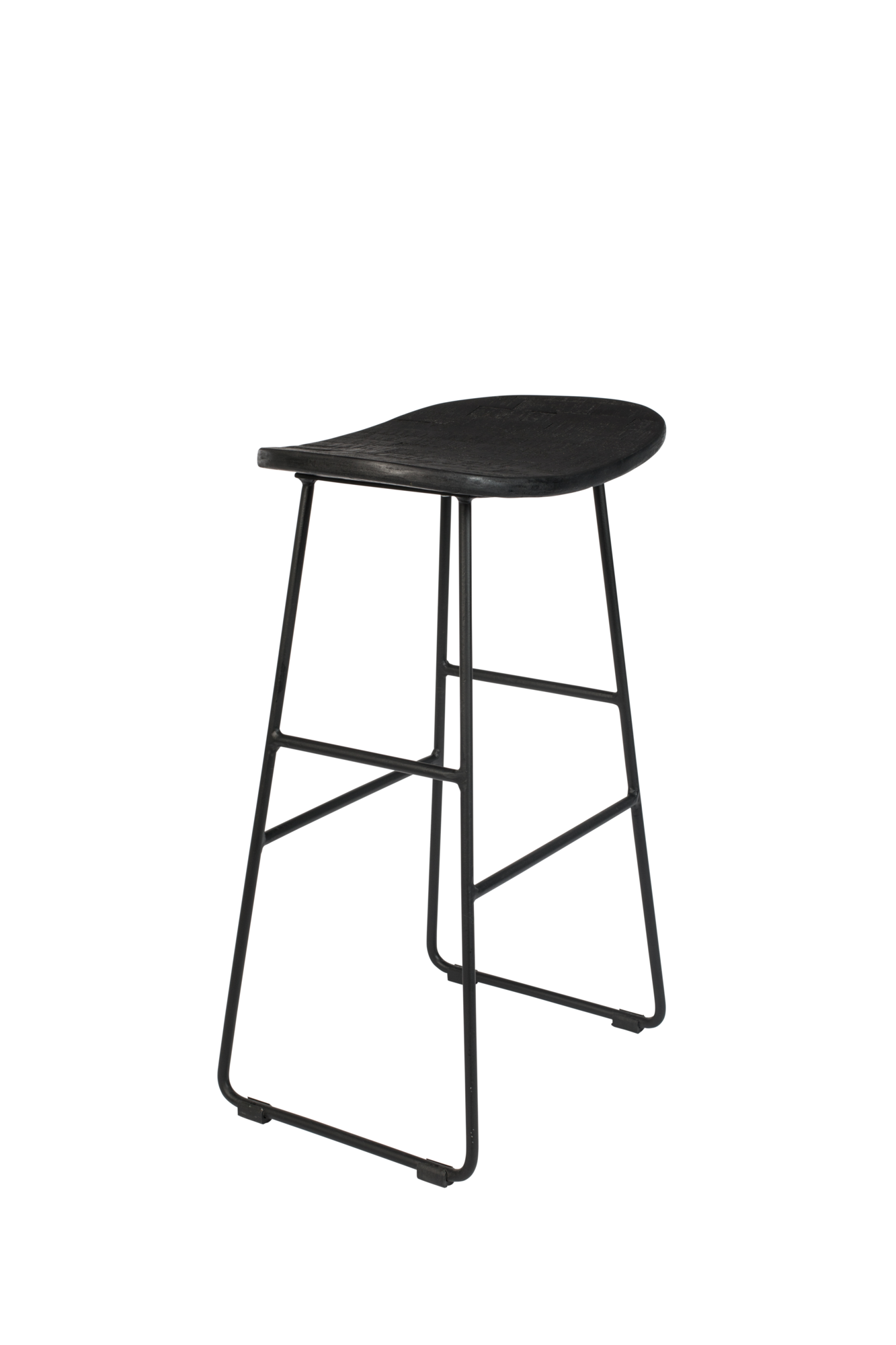 Barkruk Tangle (zithoogte 62 cm) zwart