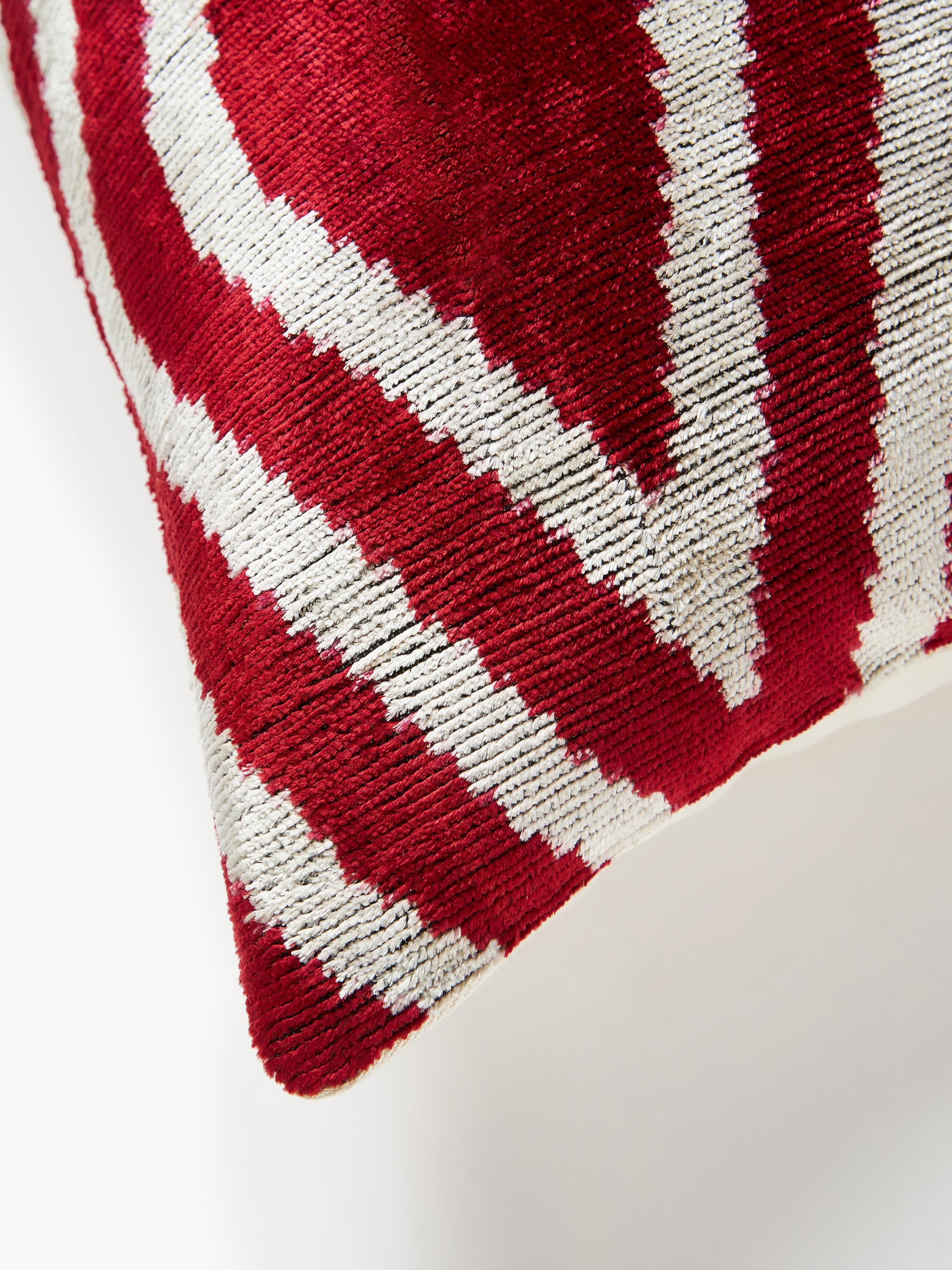 Zijden fluwelen kussenhoes Velvety met abstract patroon