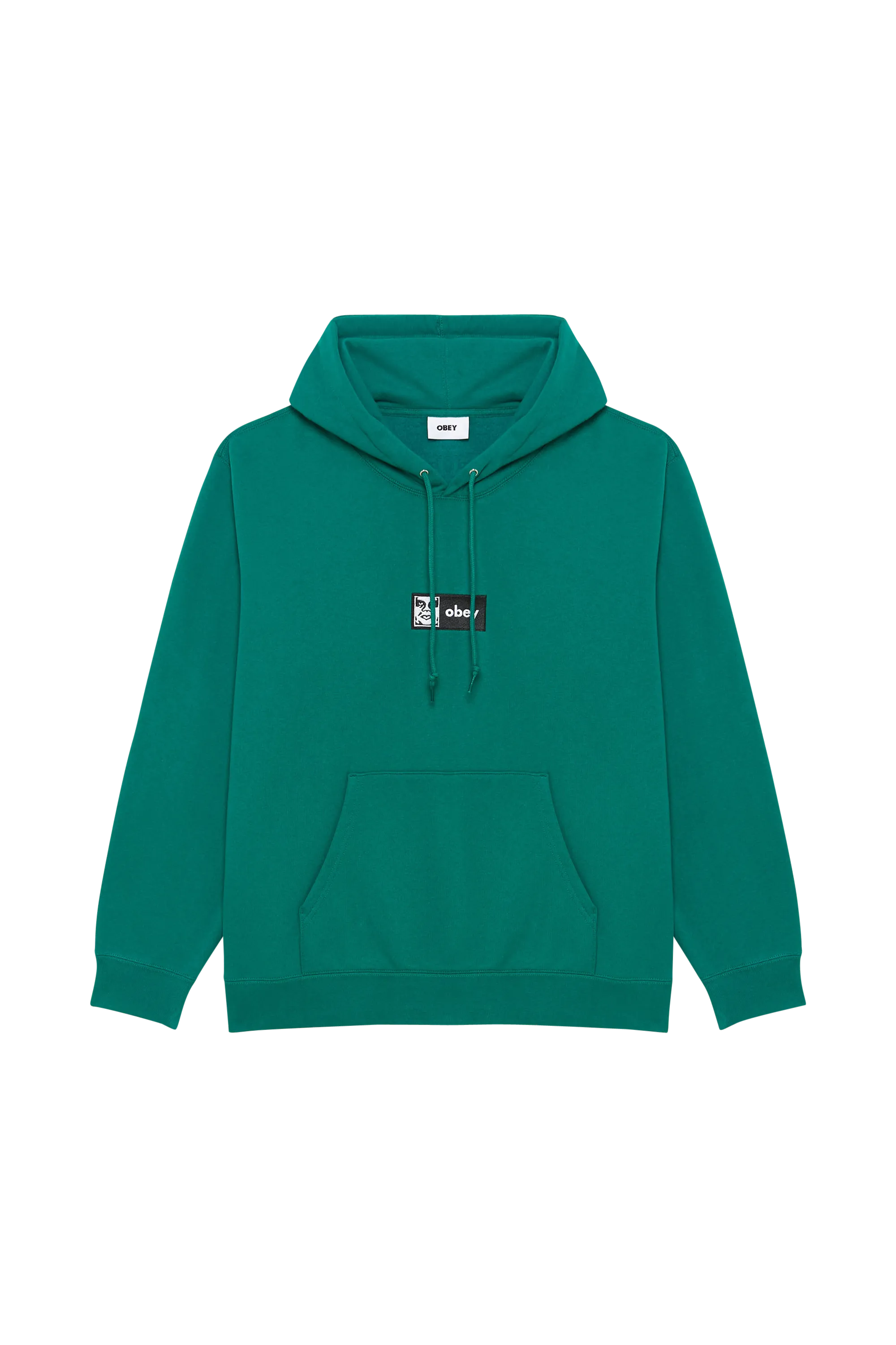 OBEY Hoodie ICON EMBROIDRED HOOD Vert