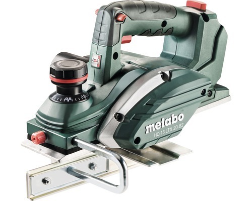 Metabo 18V HO 18 LTX 20-82 accu schaafmachine, zonder accu en lader, inclusief omkeerbare messen