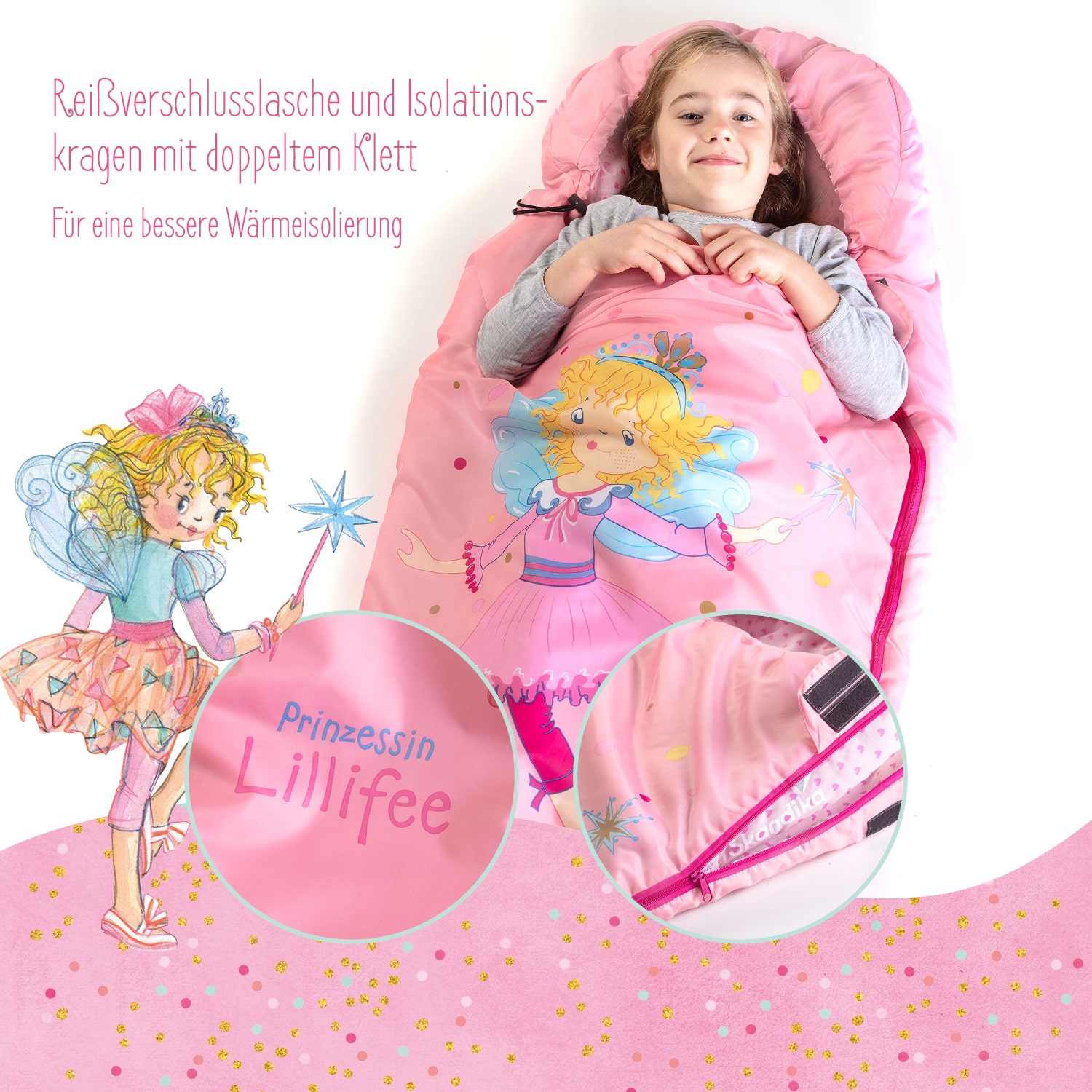 Skandika Prinzessin Lillifee Kinderslaapzak
