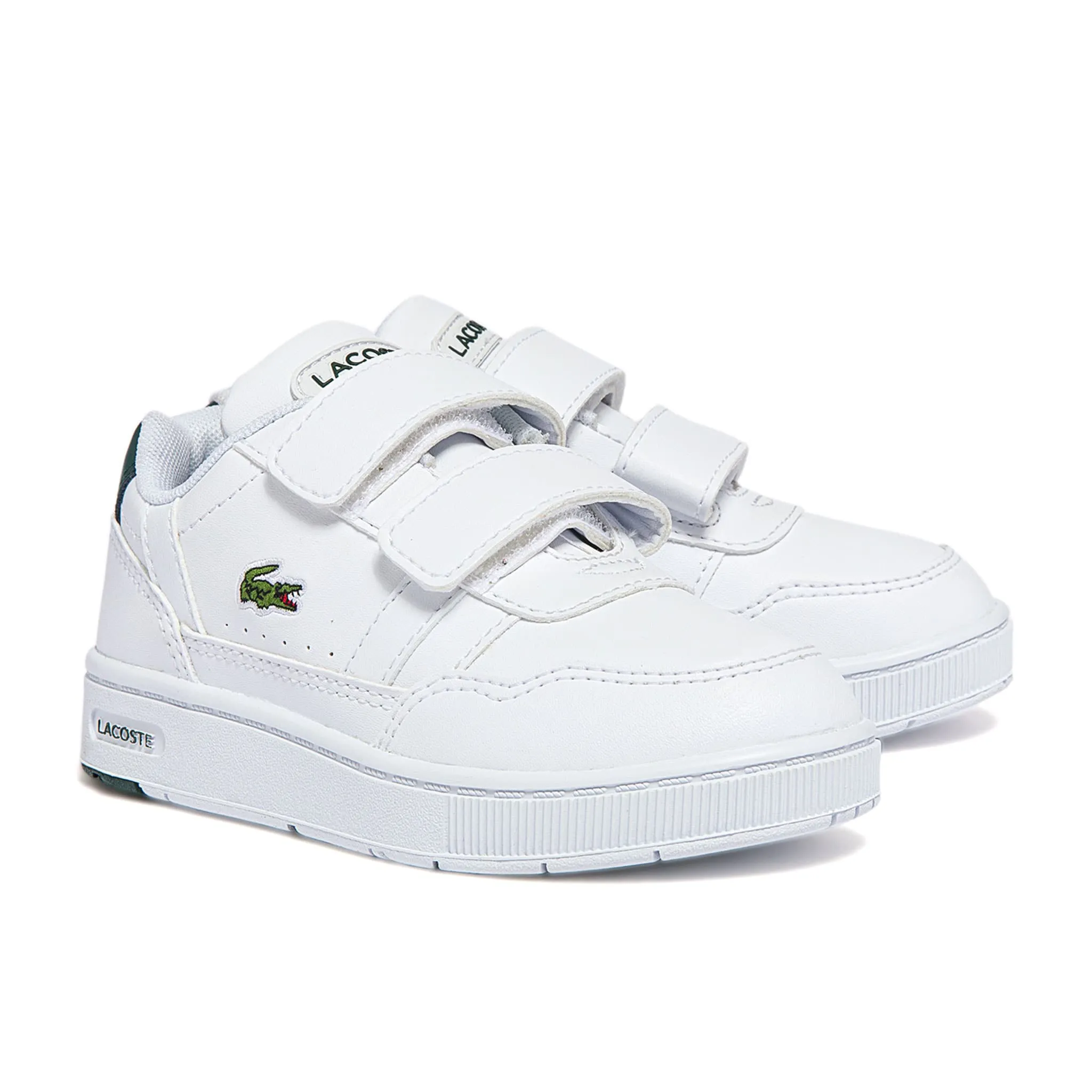 Lacoste Soulier T-Clip Blanc Pointures 4-10