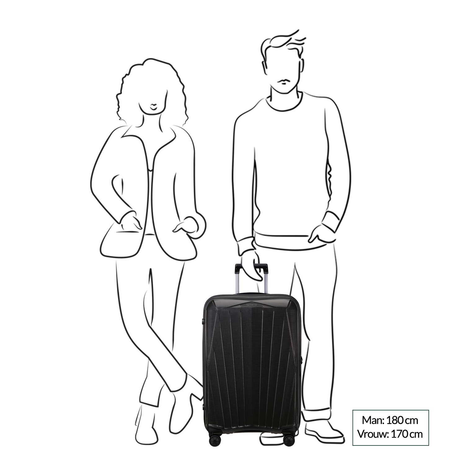 Samsonite Major-Lite Spinner 69 midnight blue